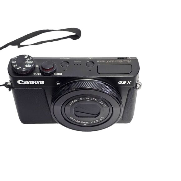 Canon PowerShot G9 X Mark II 20.1MP Digital Camera Black Case Card Charger - Picture 7 of 13